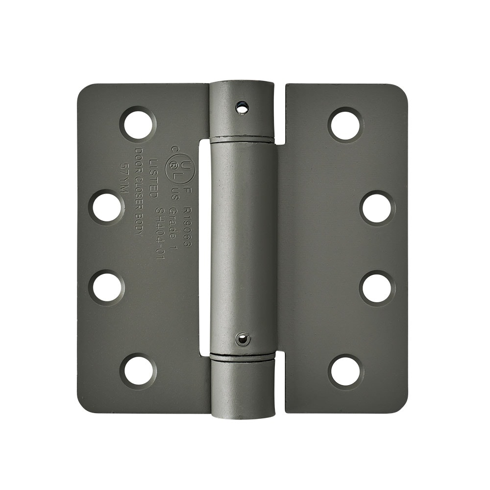 Pamex 4" x 4" - Spring Hinge - 1/4" Radius Corner in Primed for Paint