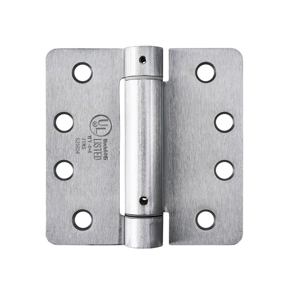 Pamex 4" x 4" - Spring Hinge - 1/4" Radius Corner