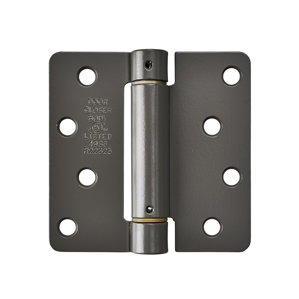 Pamex 4" x 4" - Spring Hinge - 1/4" Radius Corner in Primed for Paint