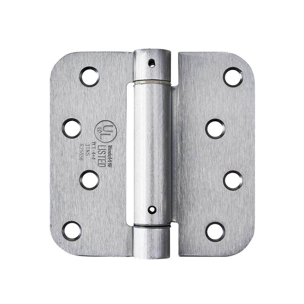 Pamex 4" x 4" - Spring Hinge - 5/8" Radius Corner