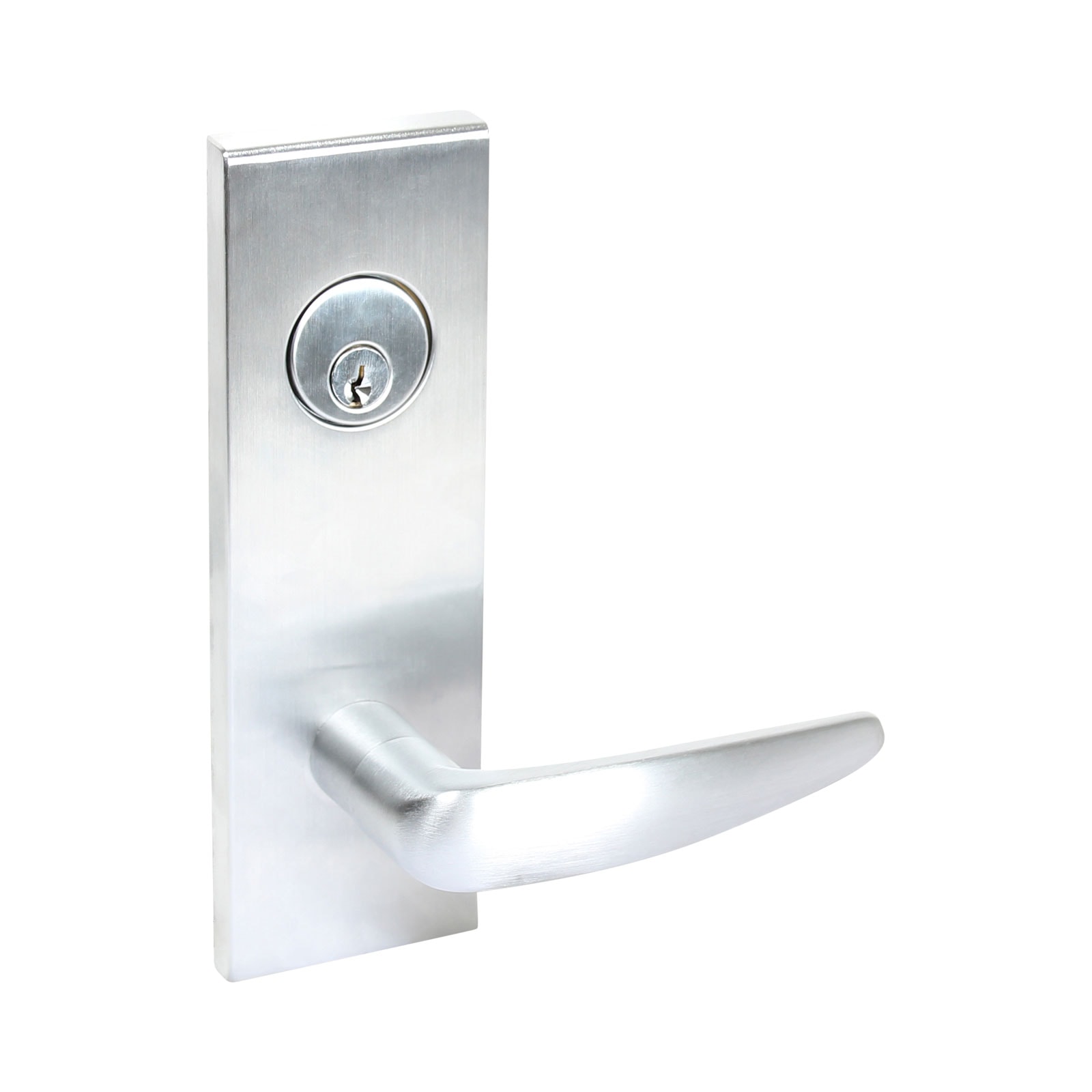 Pamex YH Lever - Escutcheon in Satin Chrome