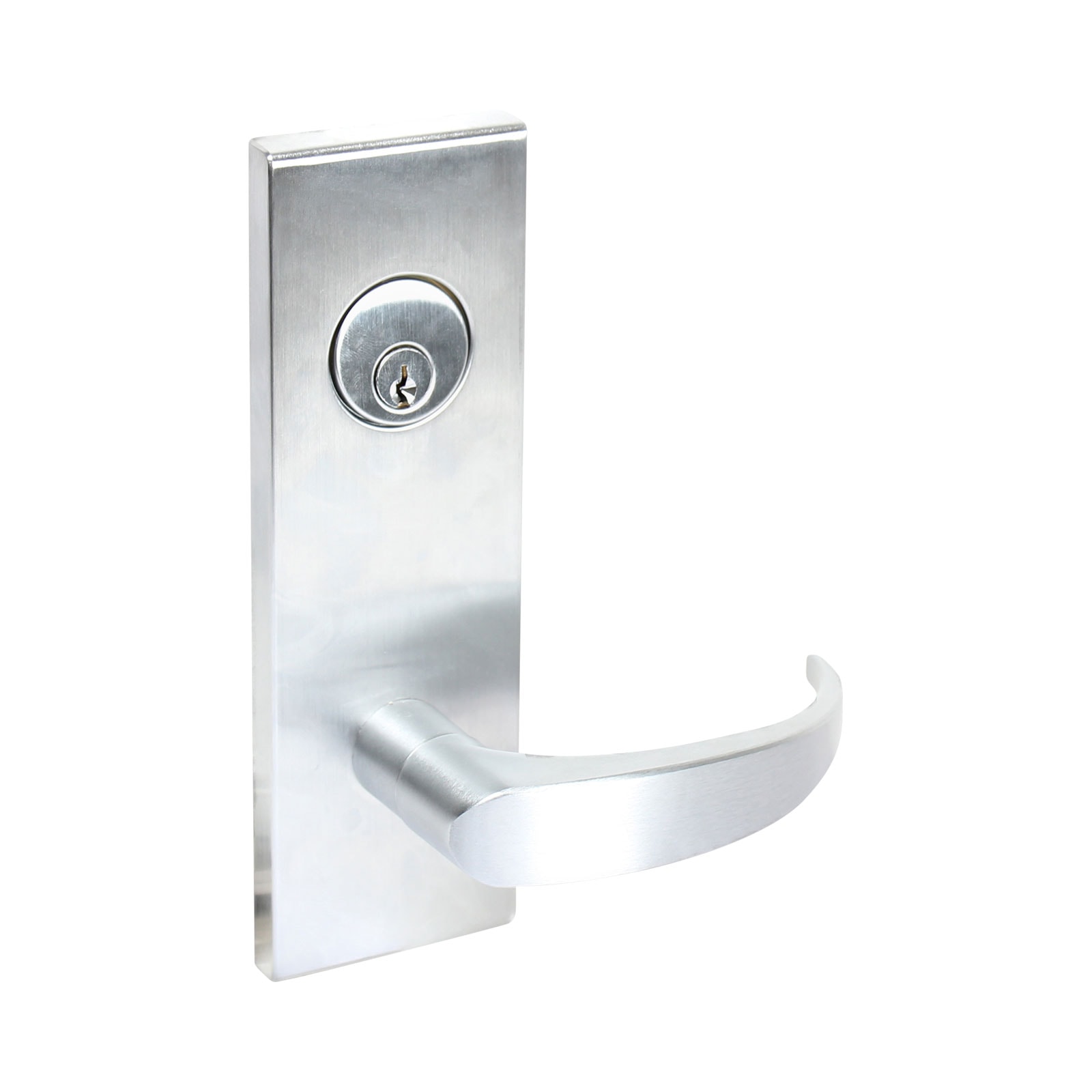 Pamex YM Lever - Escutcheon in Satin Chrome