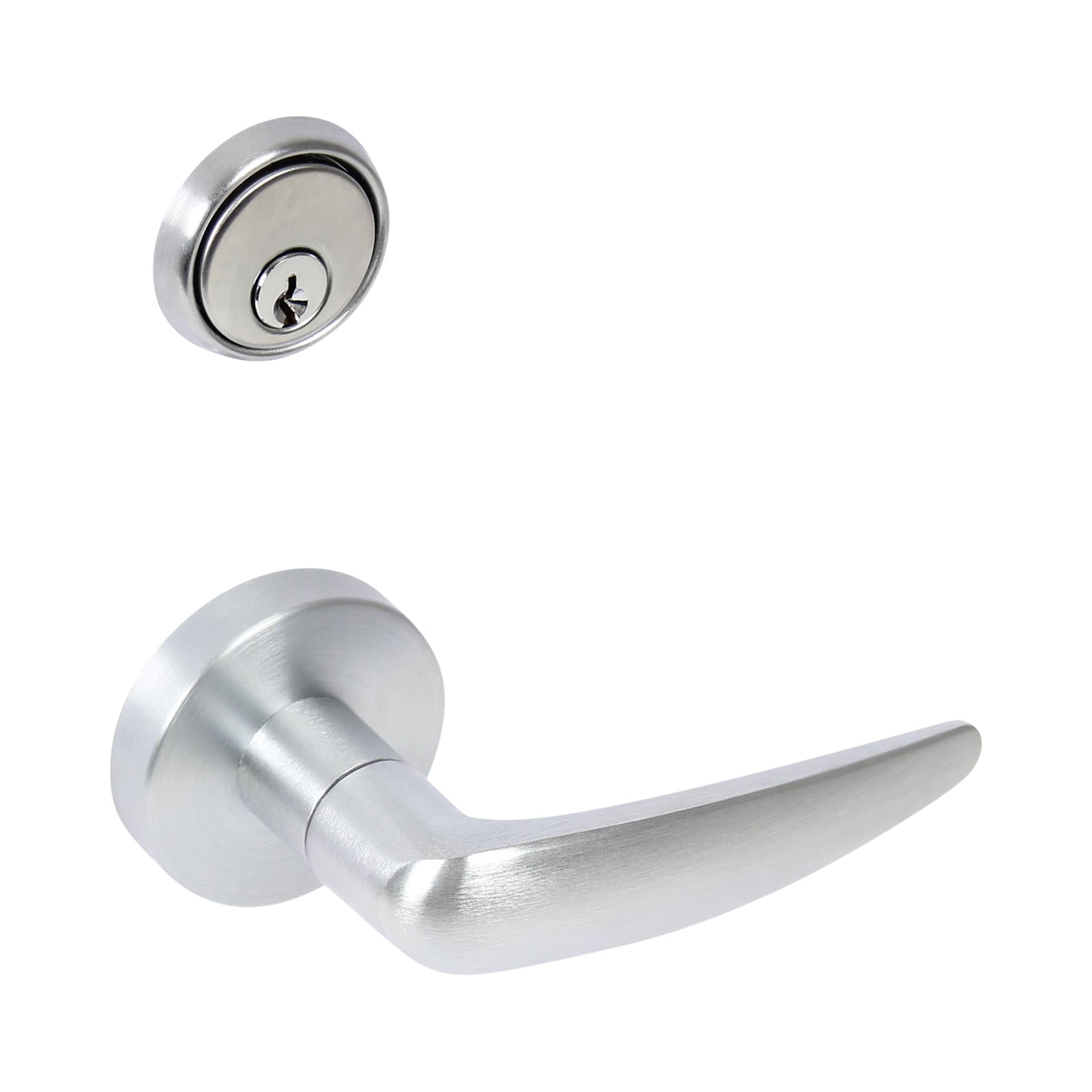 Pamex YH Lever - Sectional in Satin Chrome