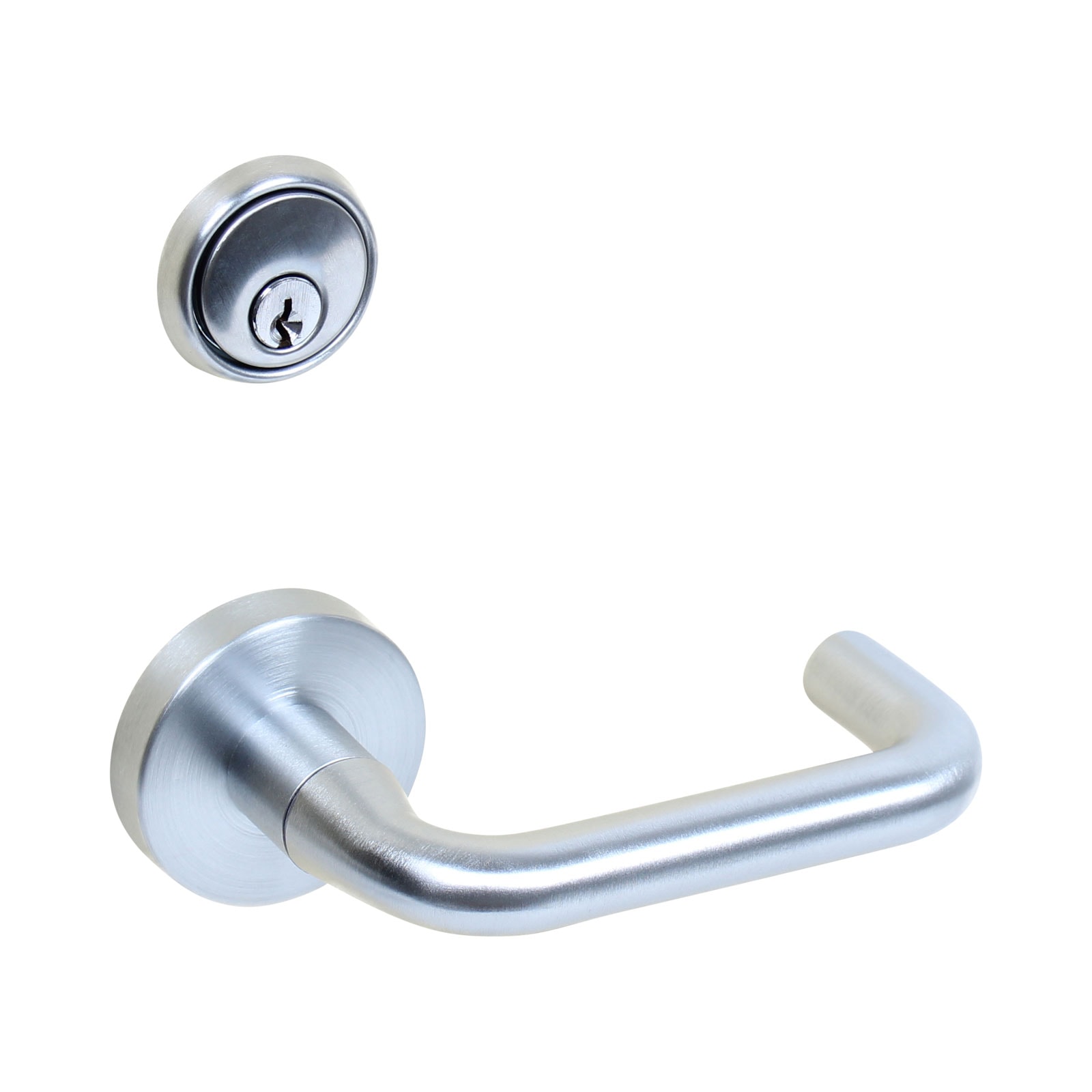 Pamex YR Lever - Sectional in Satin Chrome