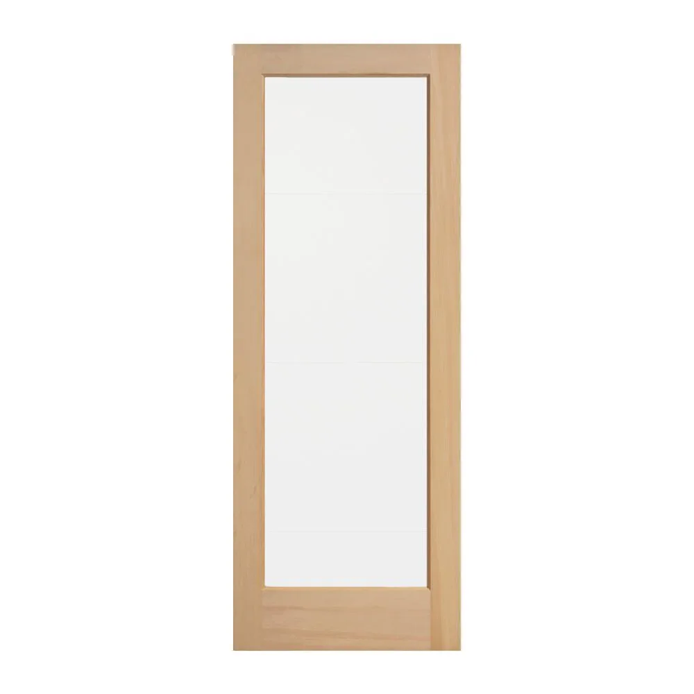 Hemlock 1501 1-Lite French Door with Square Sticking - S/G Clear, 1-3/4" interior door