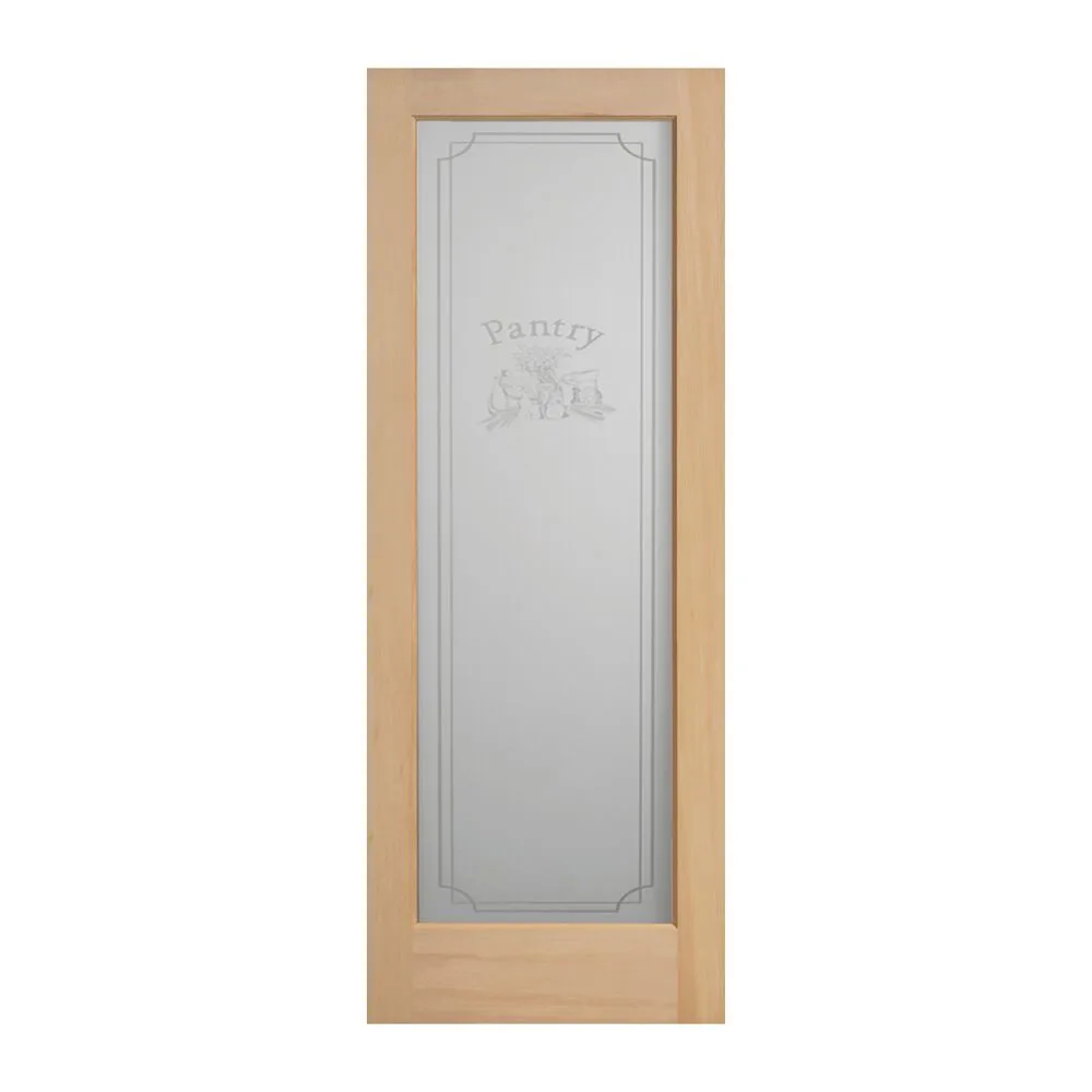 Hemlock Pantry Door with Ovolo Sticking - 1-3/8 interior door