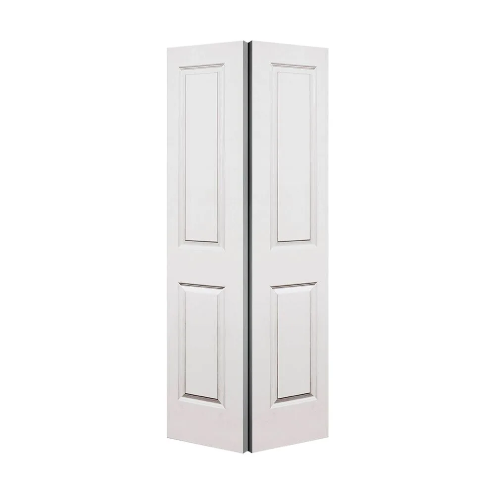 Steves & Sons Bifold 2 Panel Squaretop Molded Door - 1-3/8" interior door