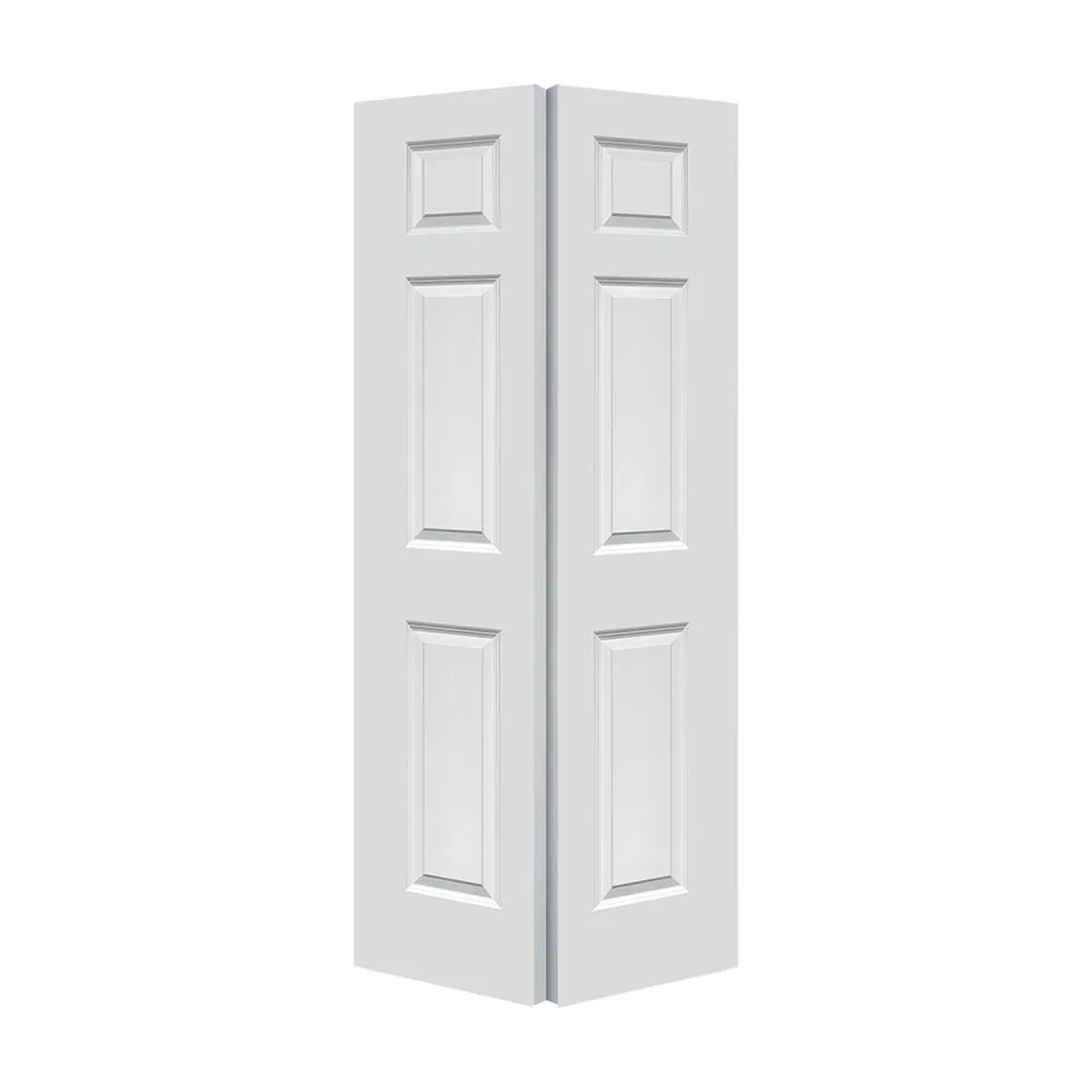 Steves & Sons Bifold 6 Panel Molded Door - Smooth interior door