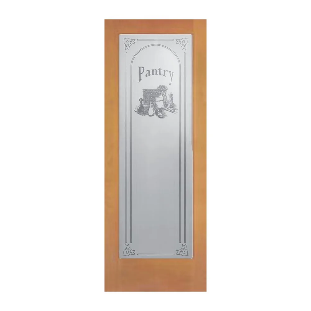 Knotty Alder Pantry Door with Ovolo Sticking - 1-3/8" - 24" x 80" interior door