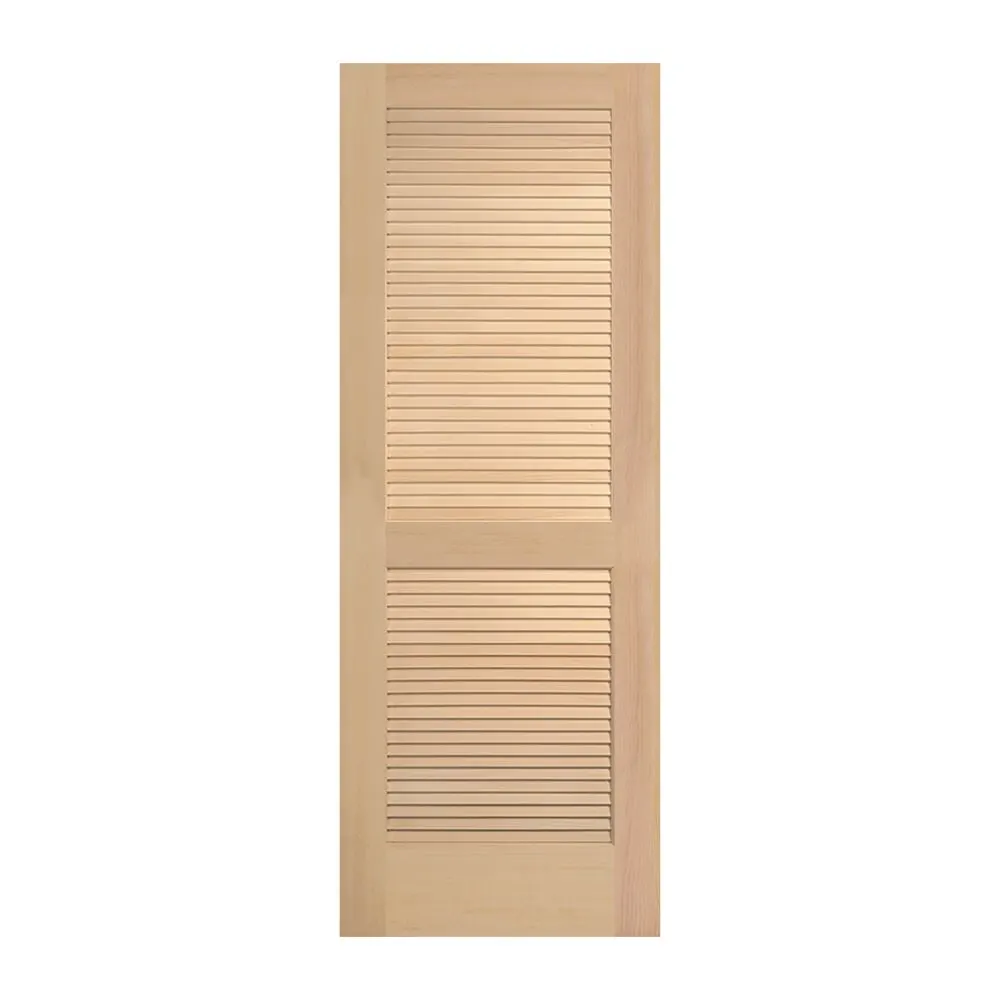 Pine Louver/Louver Door with 4-1/8" Stiles - 1-3/8" interior door