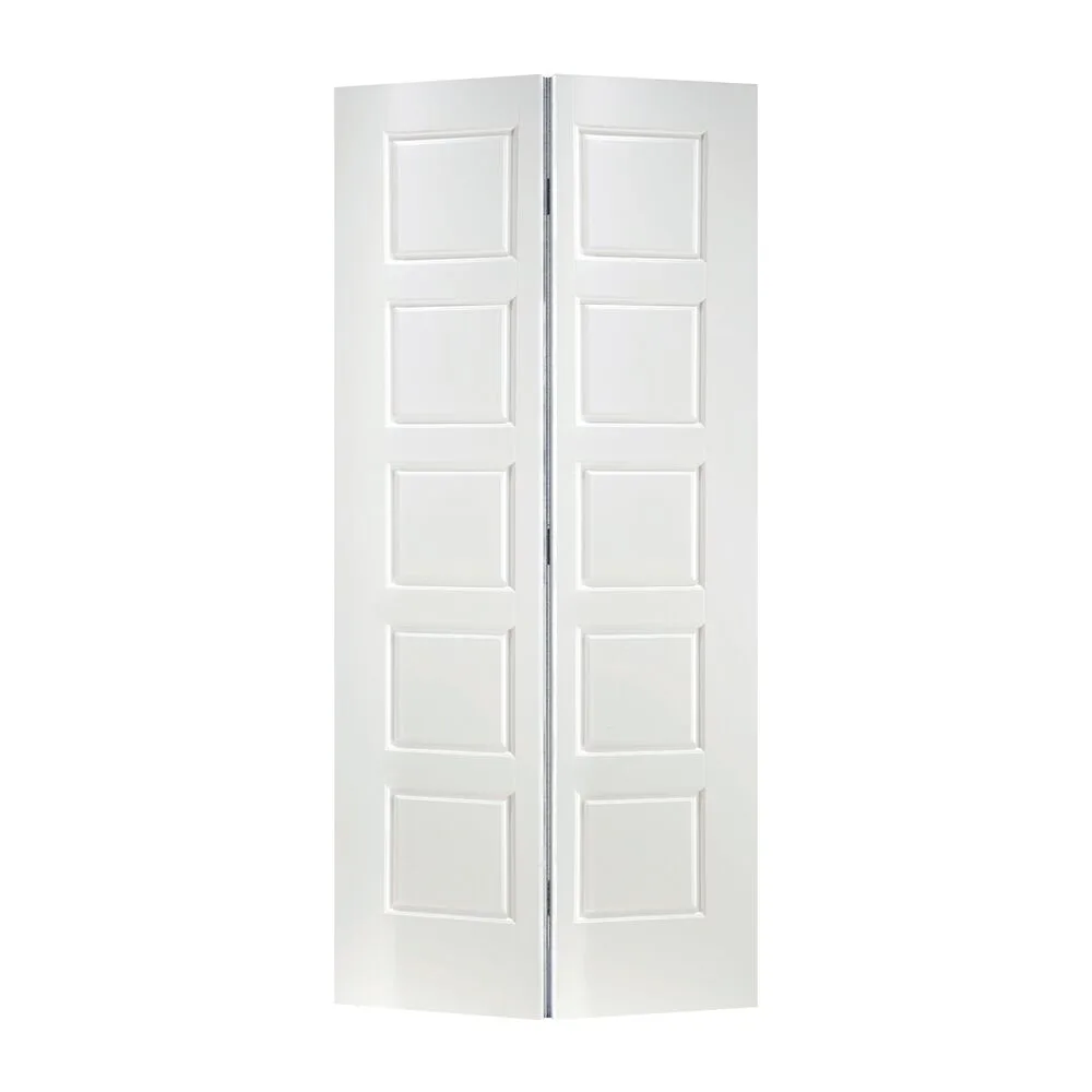 Masonite 5 Panel Riverside Bifold Door Smooth 1-3/8" interior door