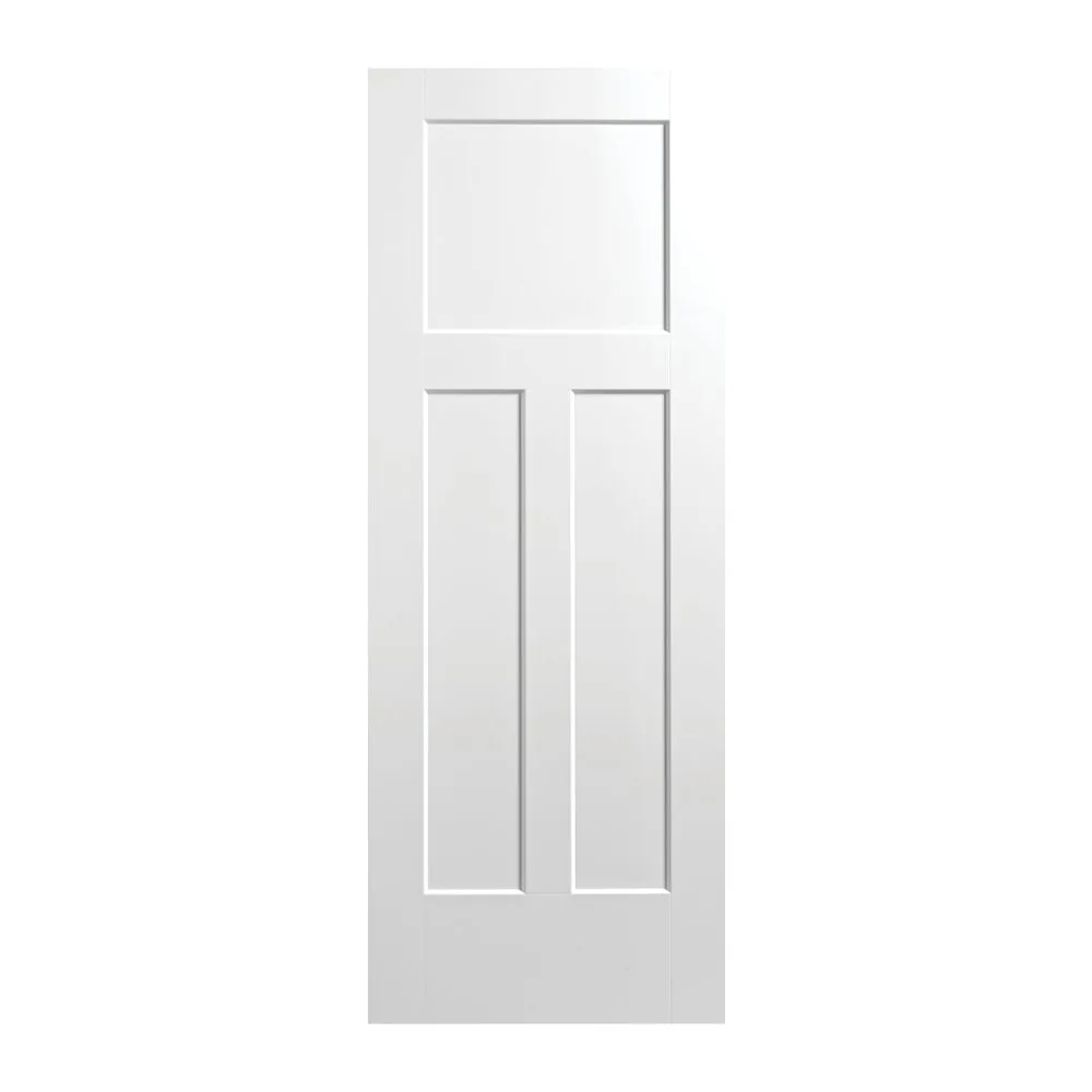Masonite Winslow 3 Panel Shaker Solid Core Door - 20 Minute Fire Rated - 1-3/4" interior door