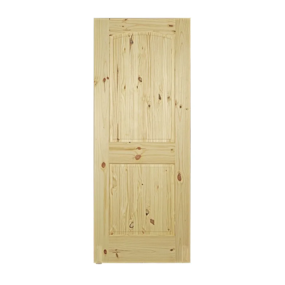 Knotty Pine 2 Panel Arch Top Interior Door with Ovolo Sticking interior door