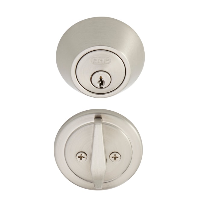 Standard Deadbolts in Satin Nickel