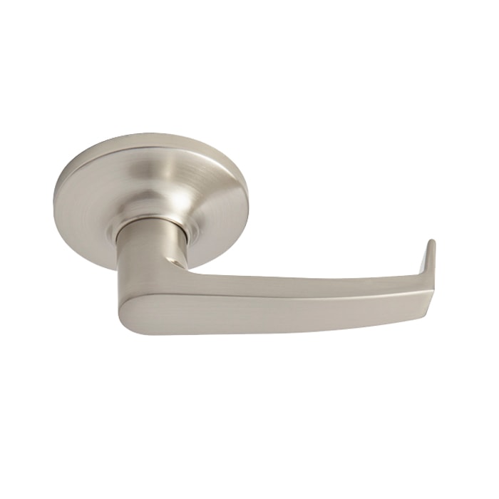 Candlestick Park Lever in Satin Nickel