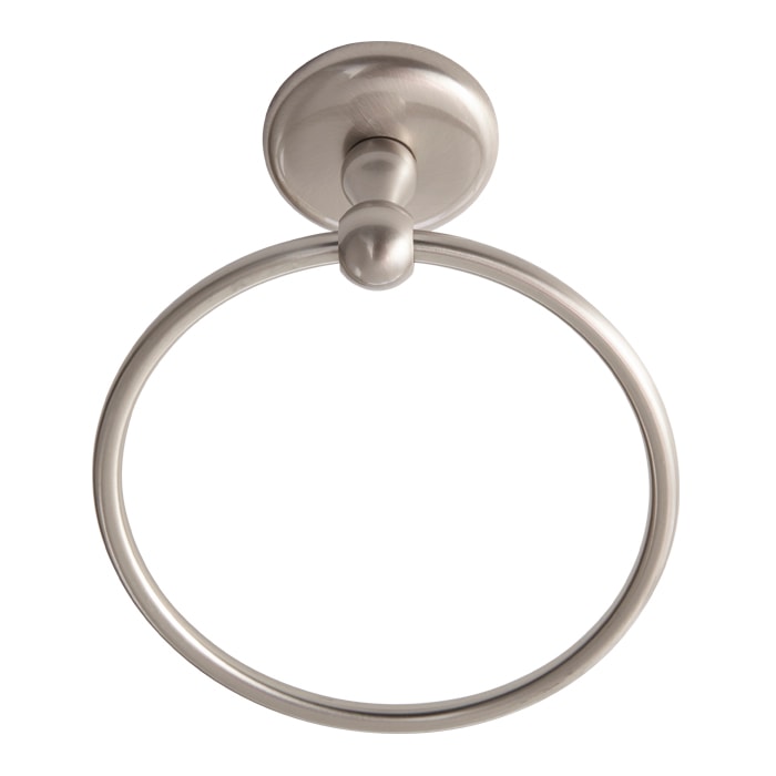 Noe Valley Towel Ring in Satin Nickel
