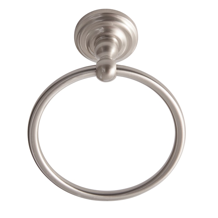 Dolores Park Towel Ring in Satin Nickel