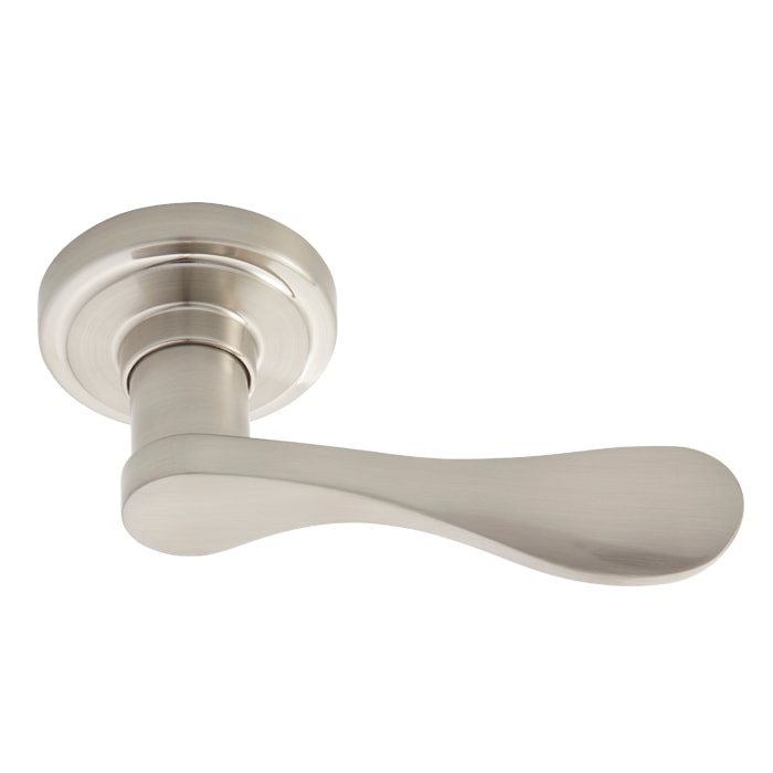 Waterfront Lever in Satin Nickel