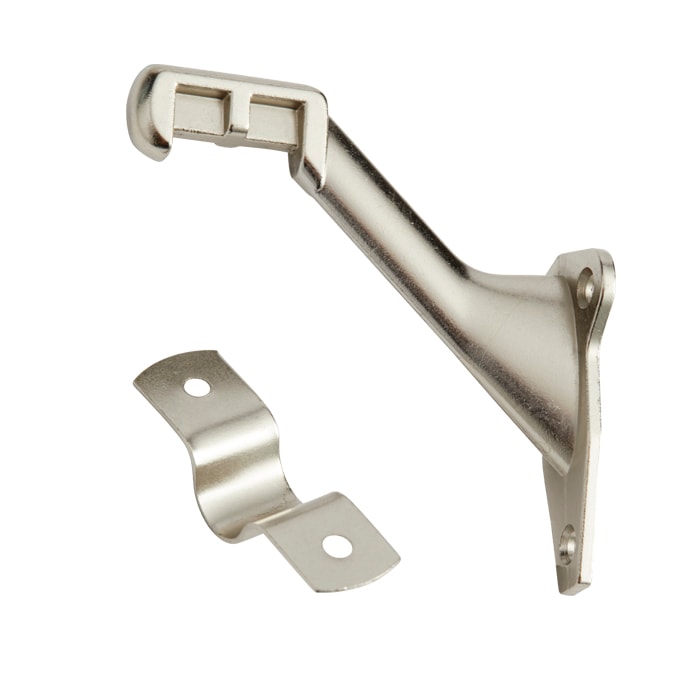 Standard Handrail Bracket in Satin Nickel