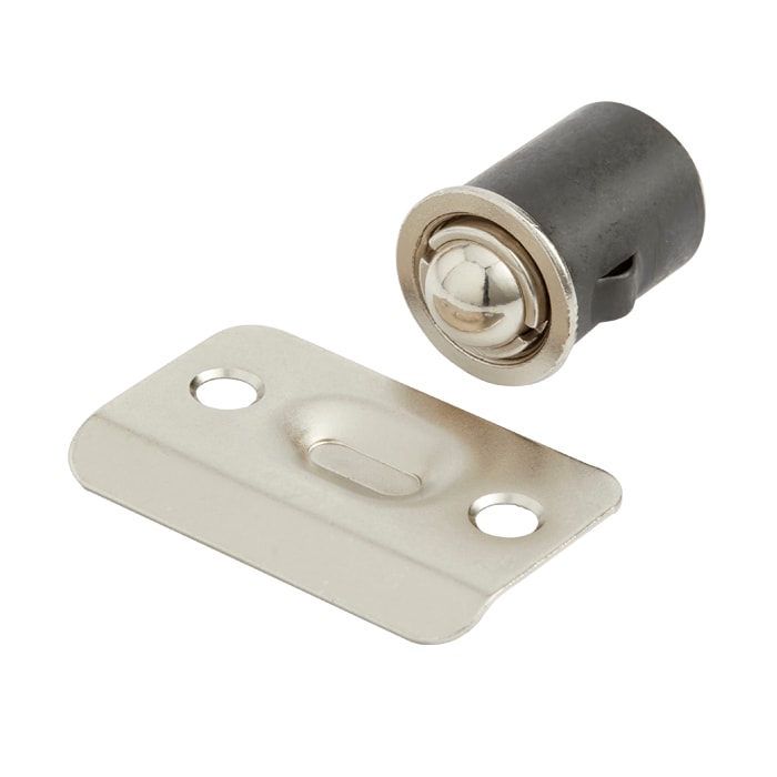 Drive-In Ball Catch in Satin Nickel