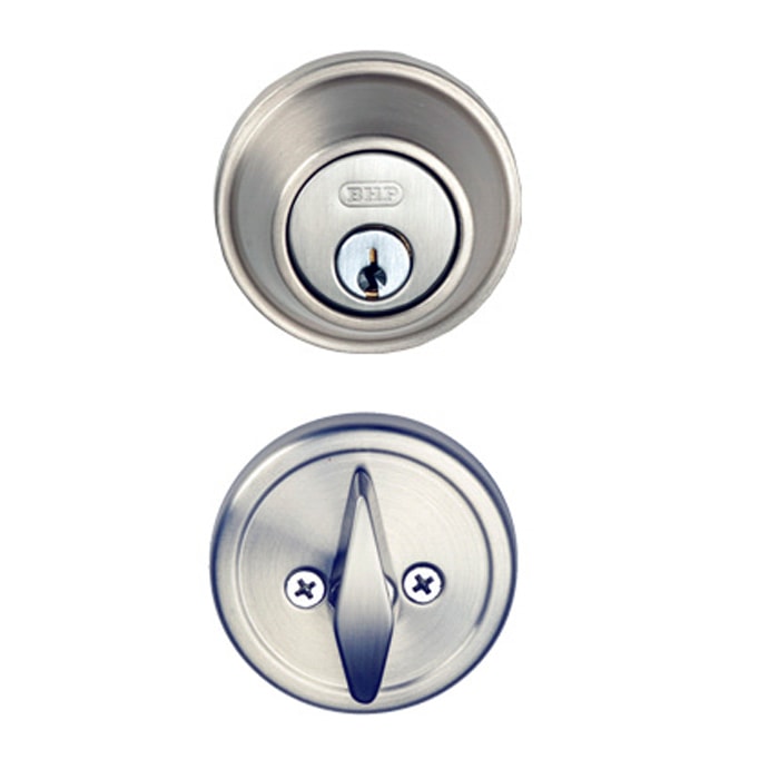 Commercial Grade II Single Cylinder Deadbolt in Satin Nickel