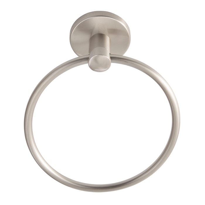 Fisherman's Wharf Towel Ring in Satin Nickel