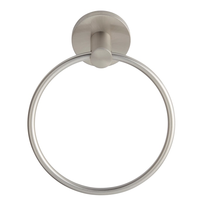 Stinson Beach Towel Ring in Satin Nickel