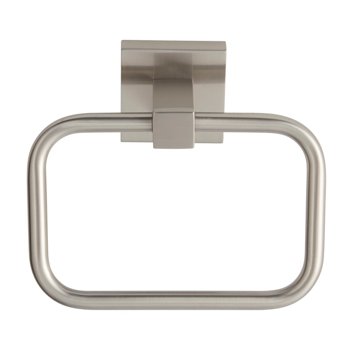 San Francisco Towel Ring in Satin Nickel