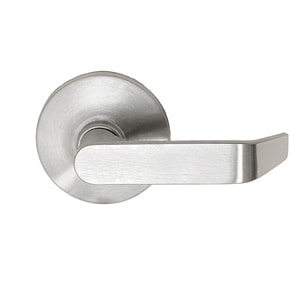 EDTLO1 Series Exit Device Passage Trim Lever in Satin Nickel