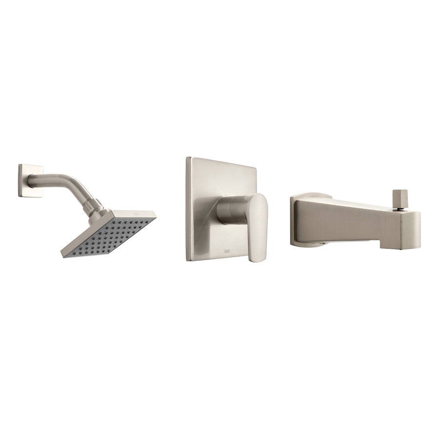 San Francisco Shower Set in Satin Nickel