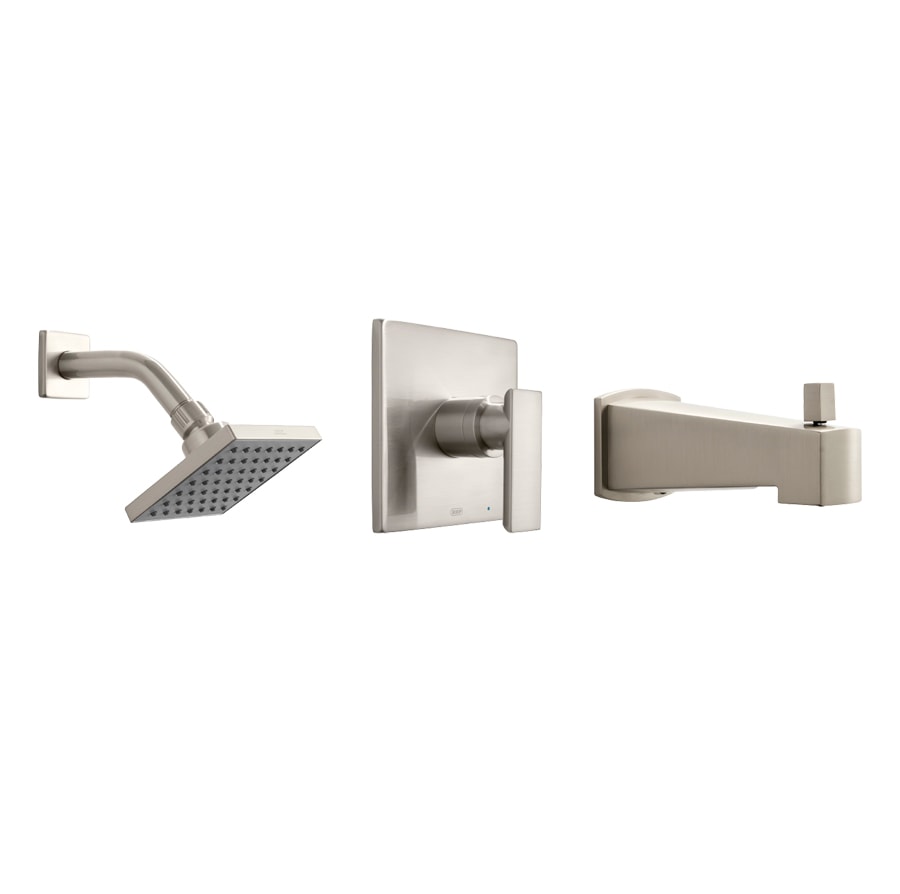 Santa Cruz Shower Set in Satin Nickel