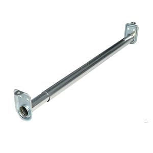 Steel Adjustable Closet Rod - Zinc-Plated in No Finish