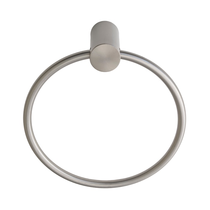 Palo Alto Towel Ring in Satin Nickel