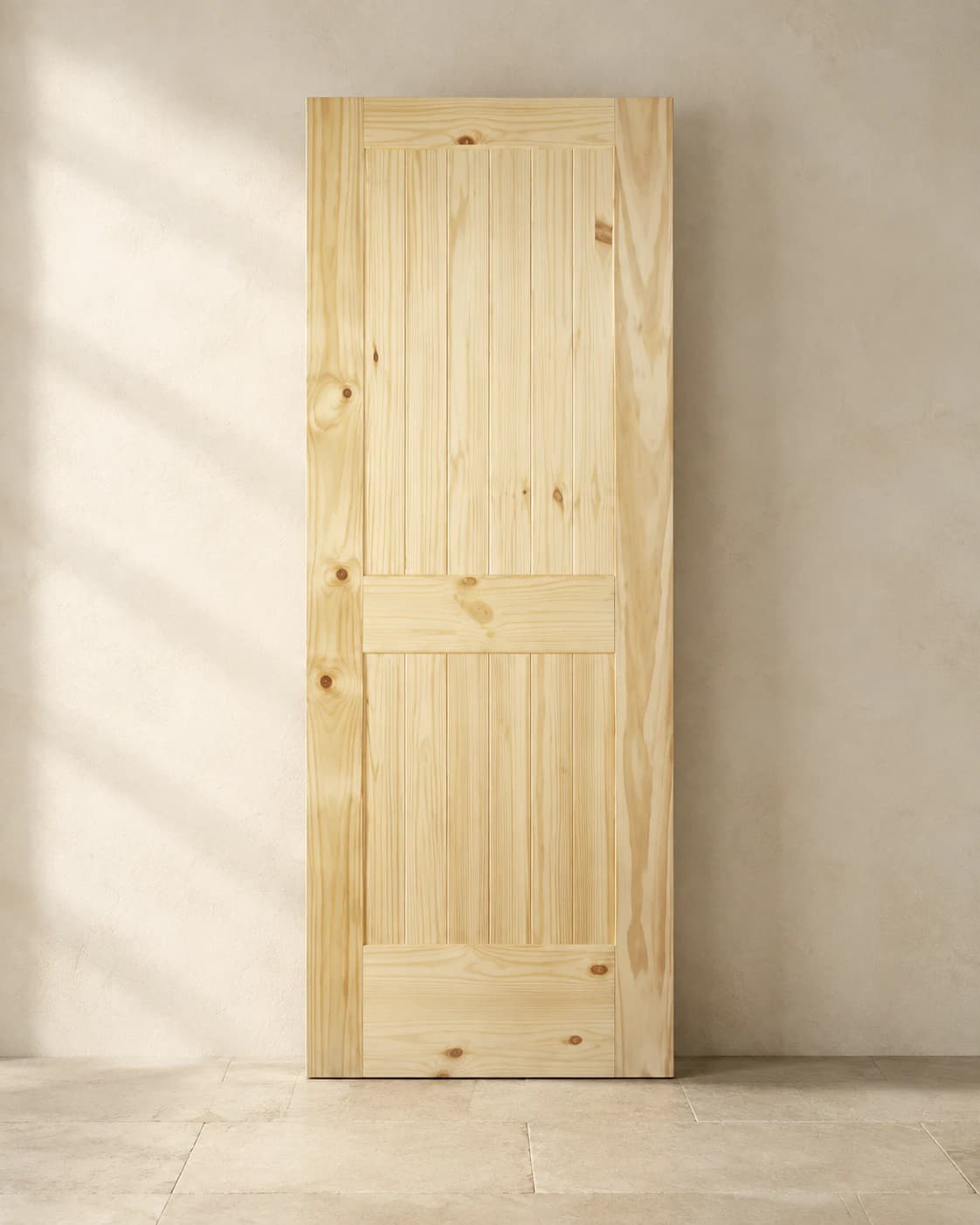 2-Panel Square-Top V-Groove