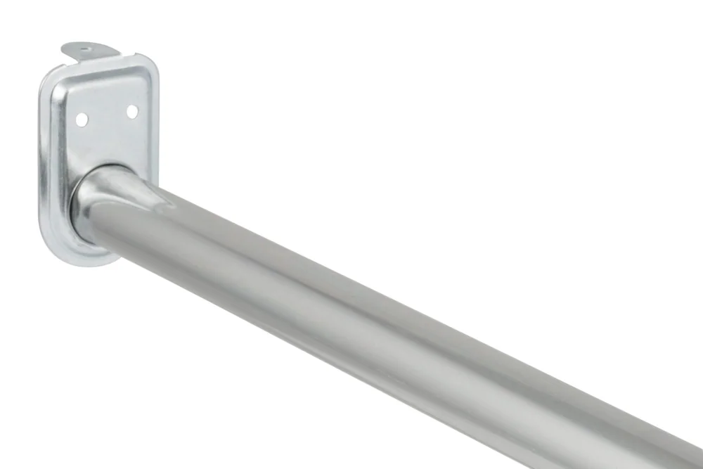 Sure-Loc Adjustable Closet Rods in SP Silver Powder Coat