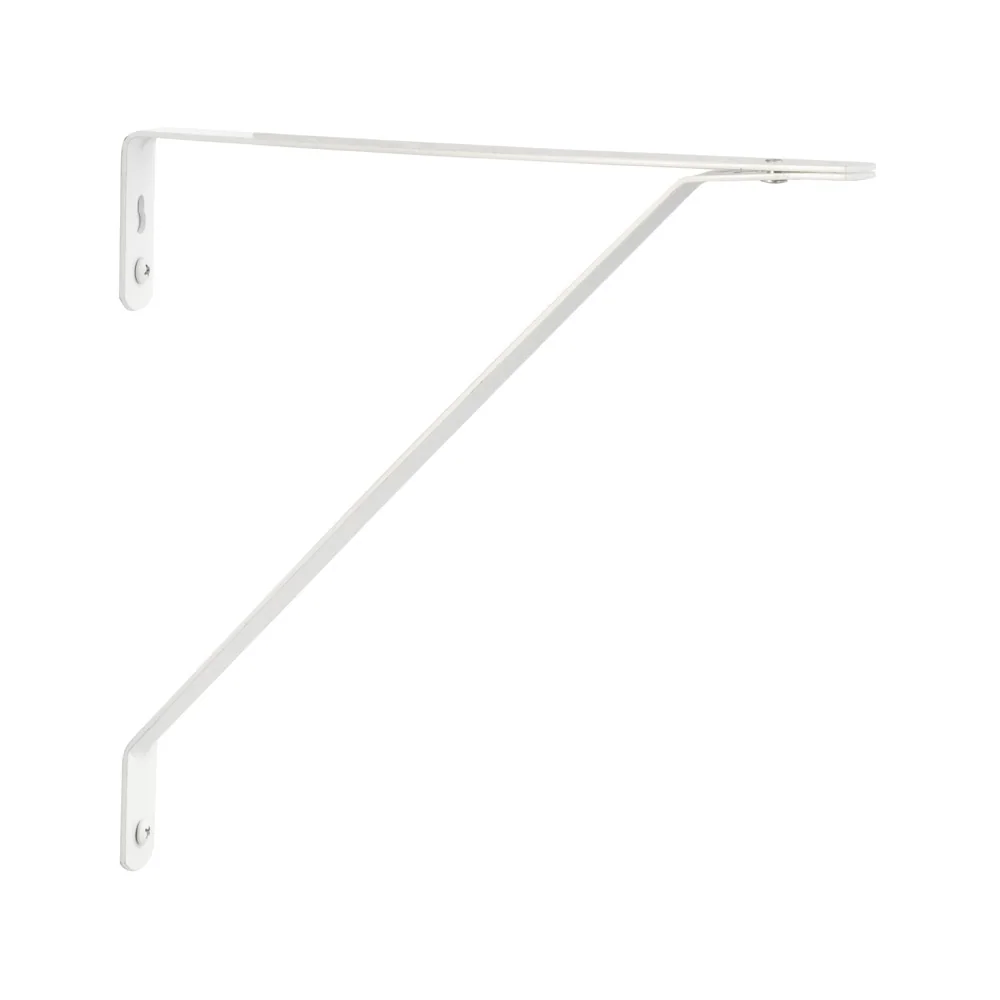 Sure-Loc Adjustable Shelf Support in WP White Powder Coat