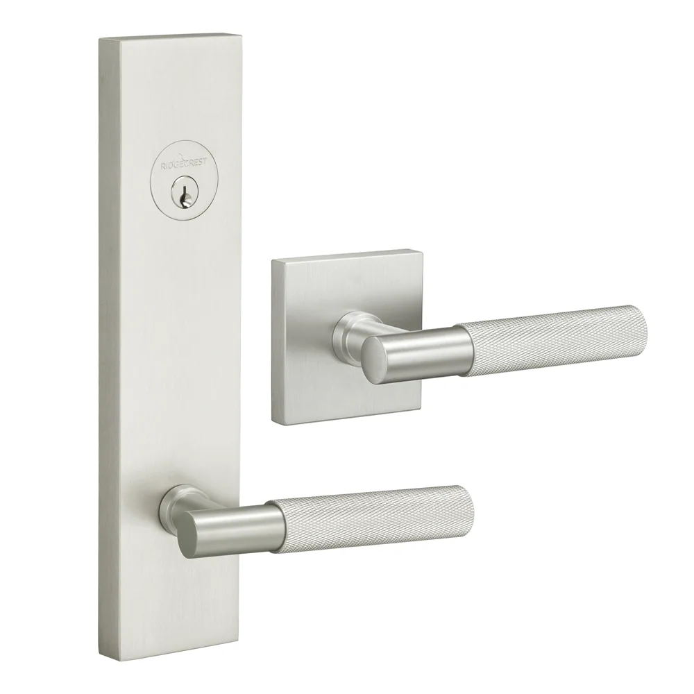 Ridgecrest Aspra Square Lever in Satin Nickel