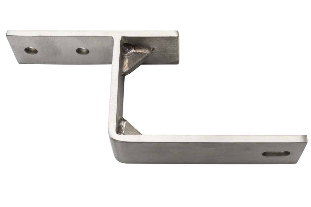 Sure-Loc Barn Bypass Connector in 15 Satin Nickel