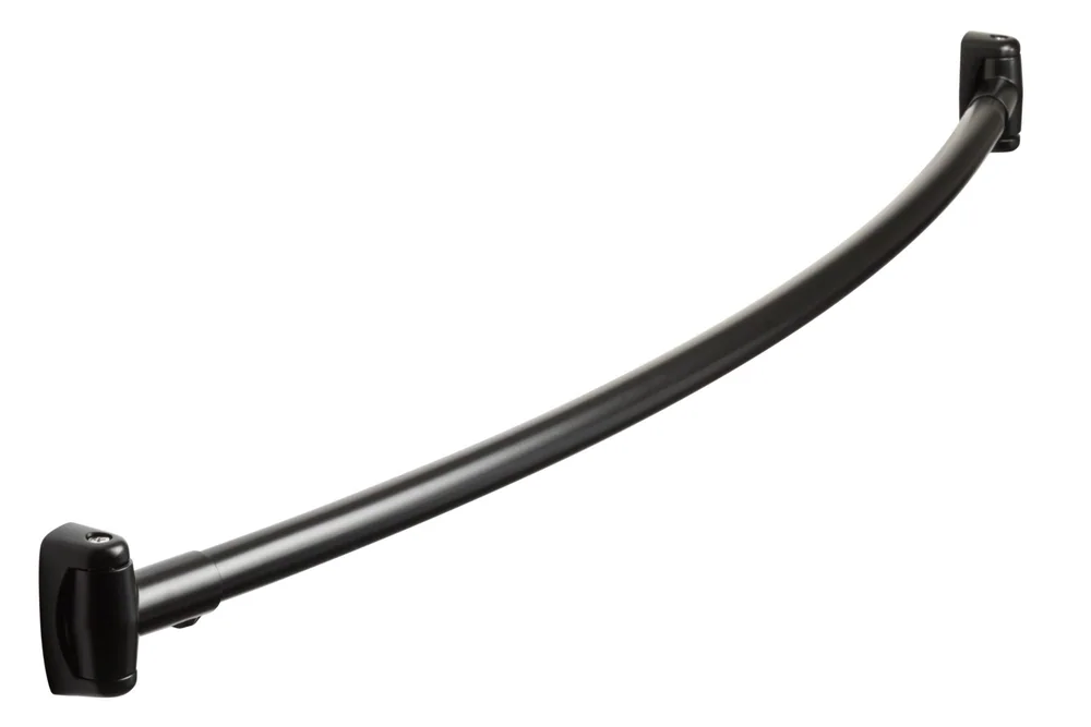 Sure-Loc Curved Shower Curtain Rods in FBL Flat Black