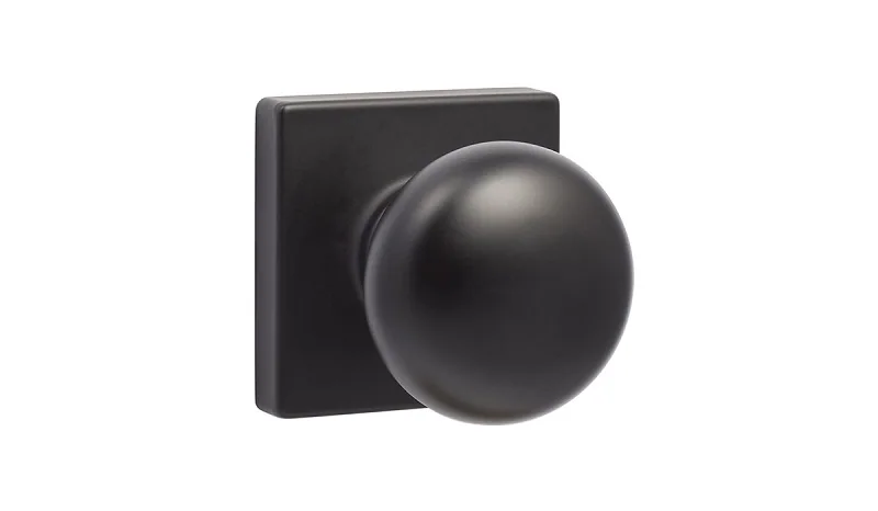 Sure-Loc Durango Square Knob in FBL Flat Black