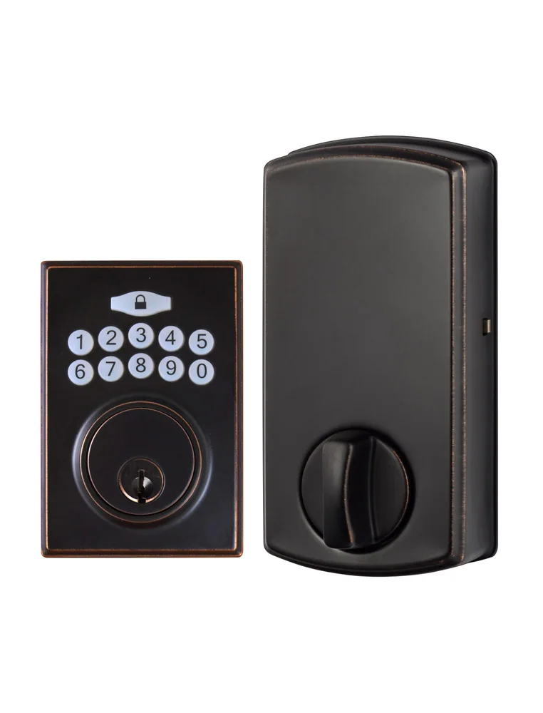 Sure-Loc Electronic Deadbolt Modern in 11P Vintage Bronze