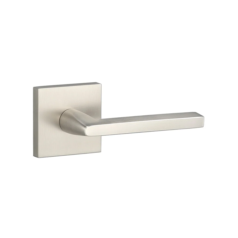 Ridgecrest Escala Lever – Square in 15 Satin Nickel