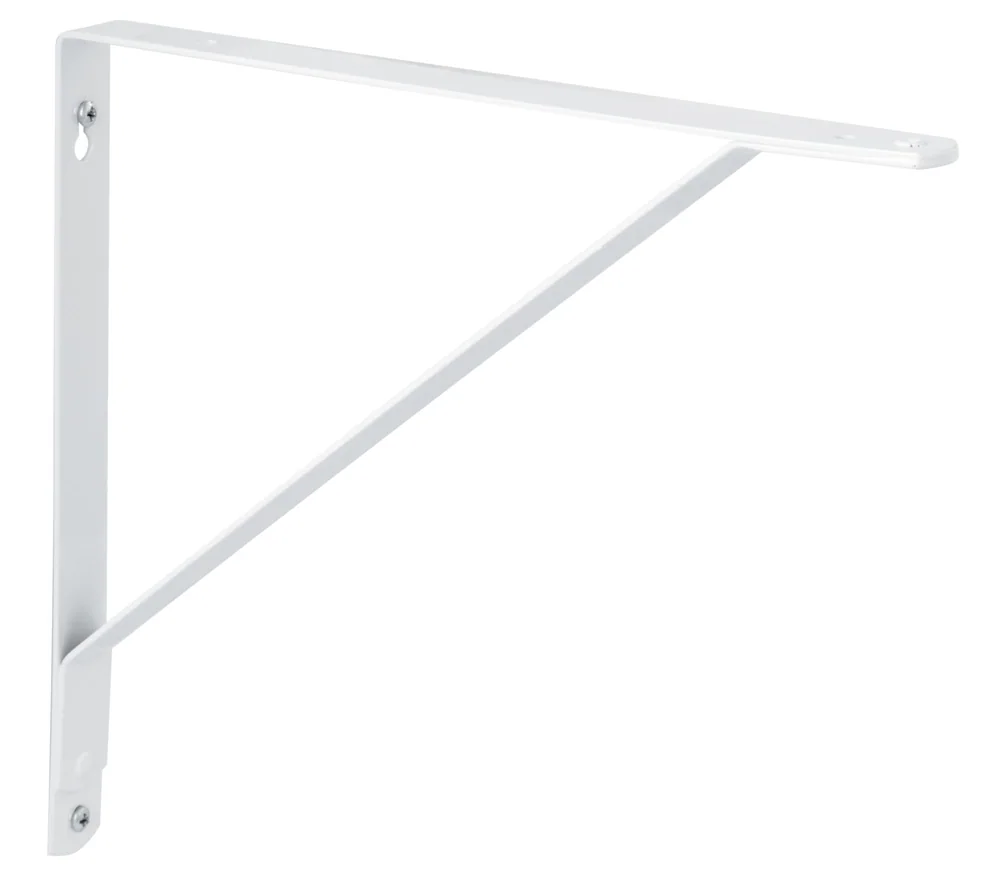 Sure-Loc Fixed Shelf Support in WP White Powder Coat