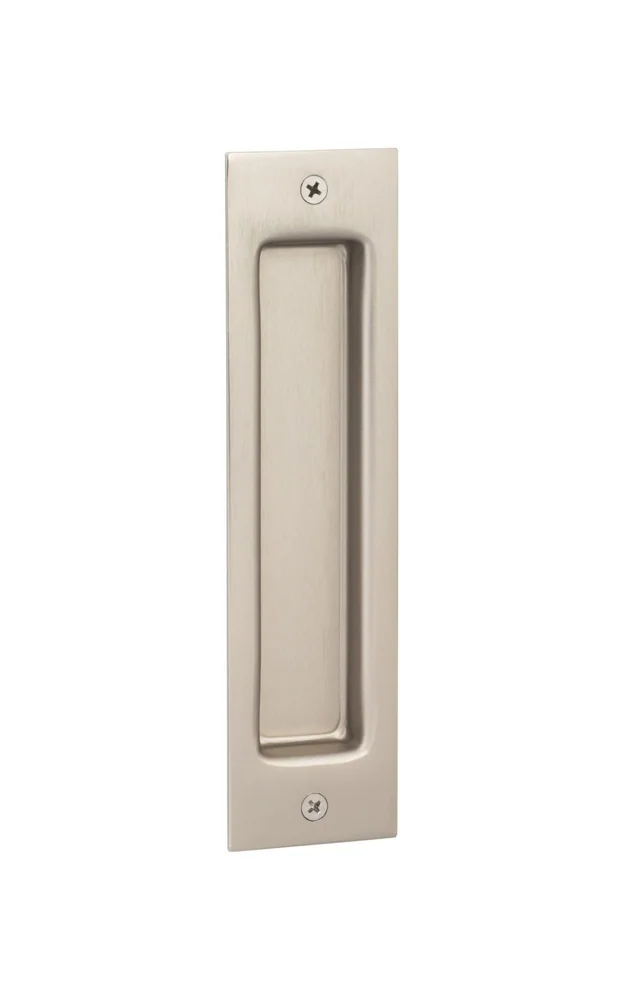 Sure-Loc Flush Barn Door Handle in 15 Satin Nickel
