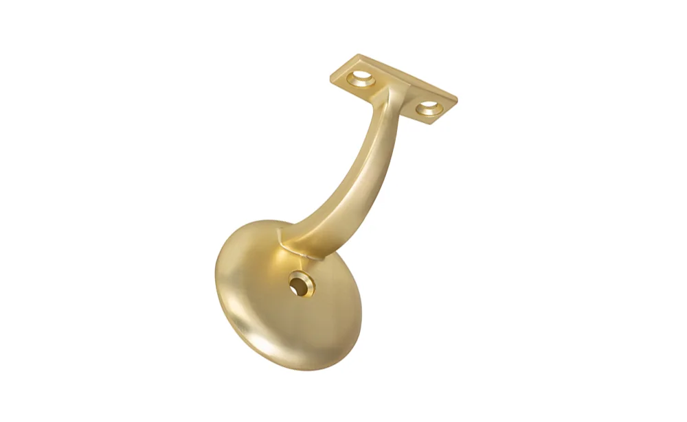 Sure-Loc Heavy Duty Handrail Bracket in SB Satin Brass
