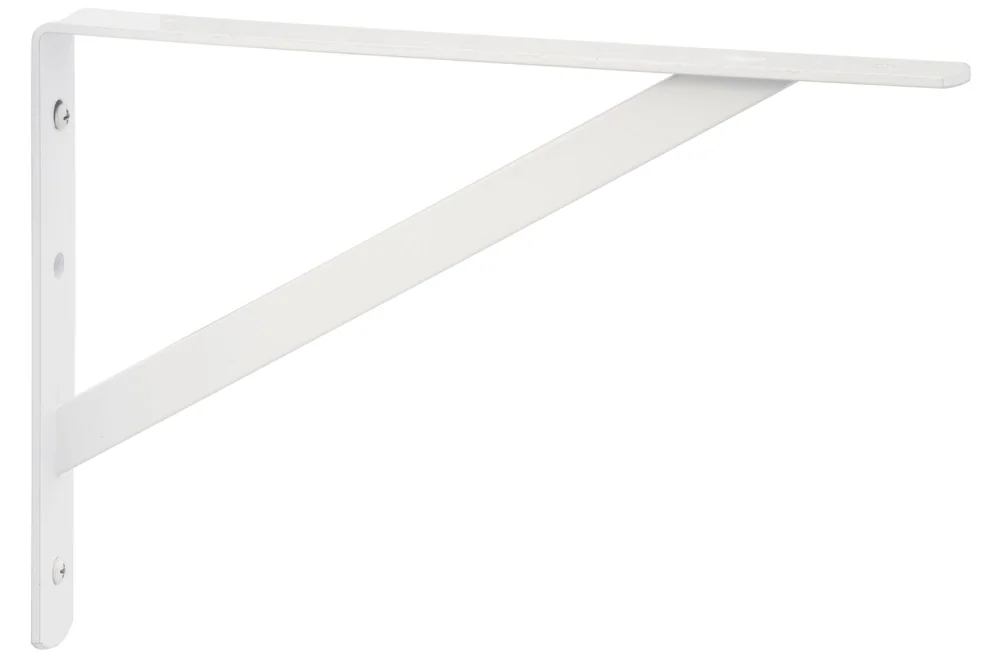 Sure-Loc Heavy Duty Shelf Bracket in WP White Powder Coat