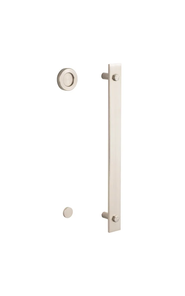 Sure-Loc Modern Barn Door Handle in 15 Satin Nickel