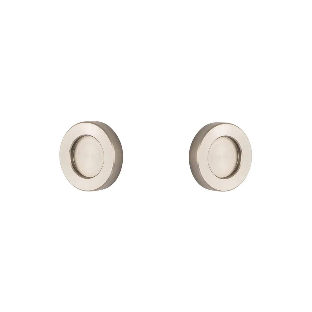 Sure-Loc Round finger Pull Double-Sided in 15 Satin Nickel