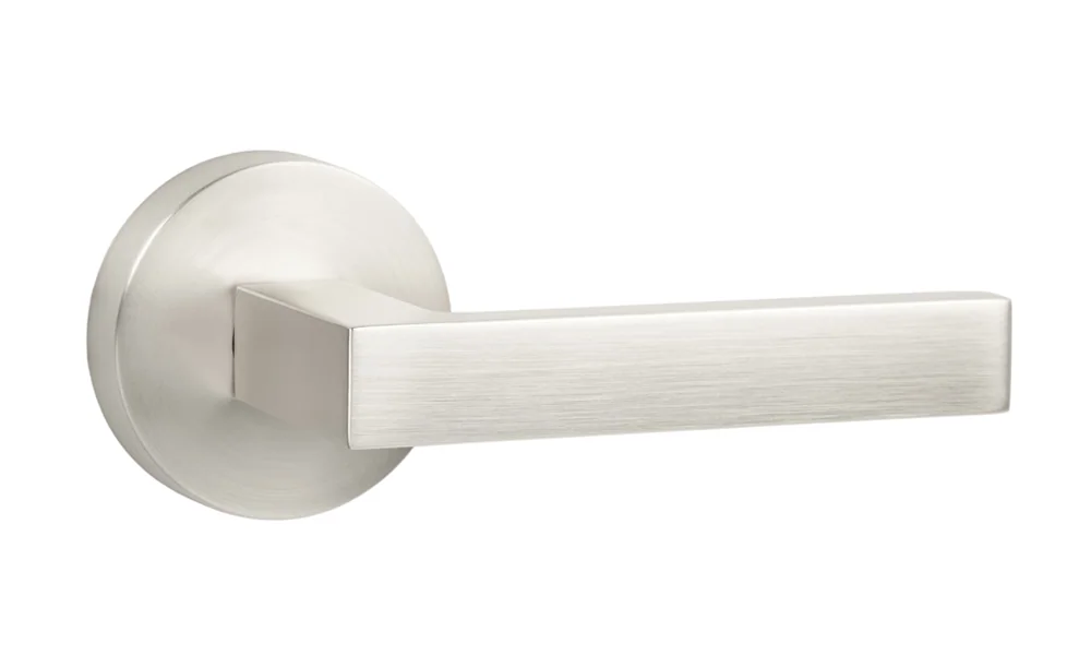 Sure-Loc Modern Sienna Lever – Round in 15 Satin Nickel