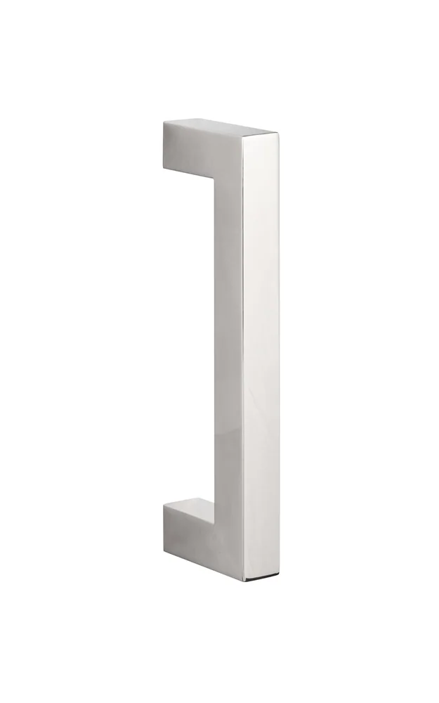 Sure-Loc Square Barn Door Handle in 26 Polished Chrome
